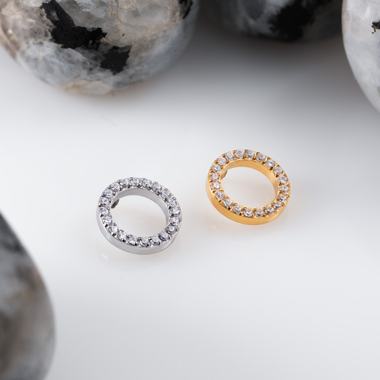 Накрутка Circle CZ Implant Grade 1.2 мм титан