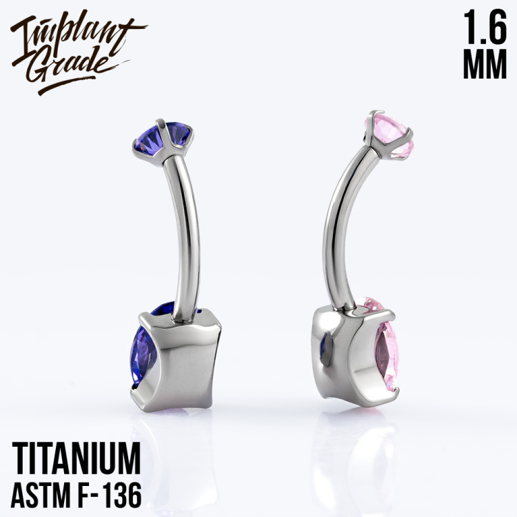 Банан Stone Implant Grade 1.6 мм титан 