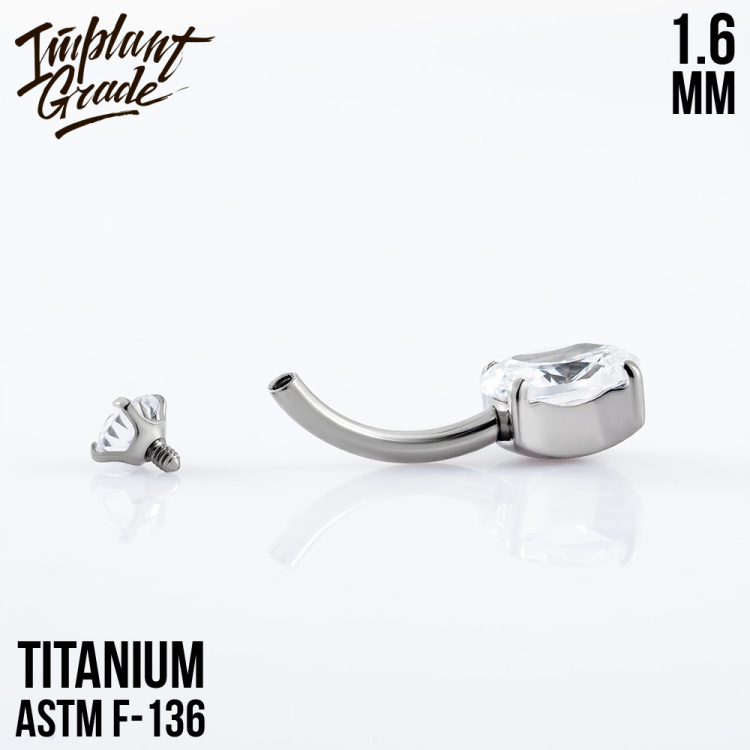 Банан Stone Implant Grade 1.6 мм титан 