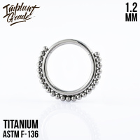 Кольцо-кликер Crown Implant Grade 1.2 мм титан