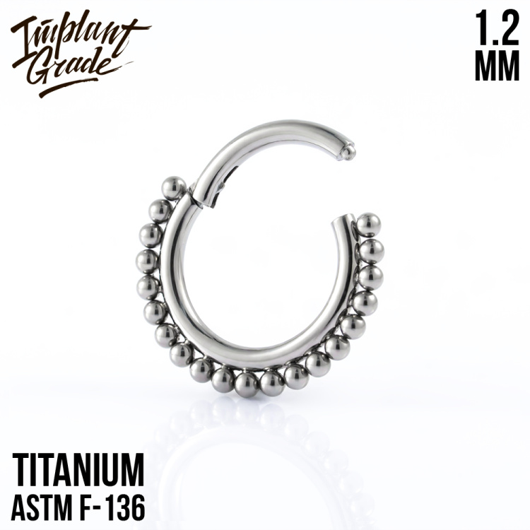 Кольцо-кликер Crown Implant Grade 1.2 мм титан Кольцо-кликер Crown Implant Grade 1.2 мм титан