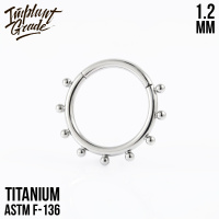 Кольцо-кликер Bead Implant Grade 1.2 мм титан