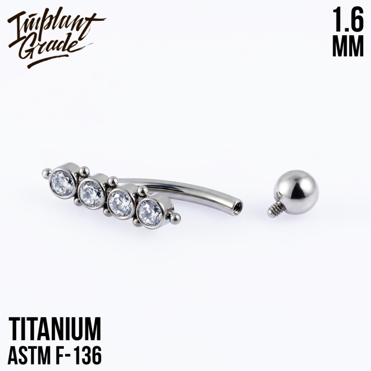 Банан Bari Implant Grade 1.6 мм титан