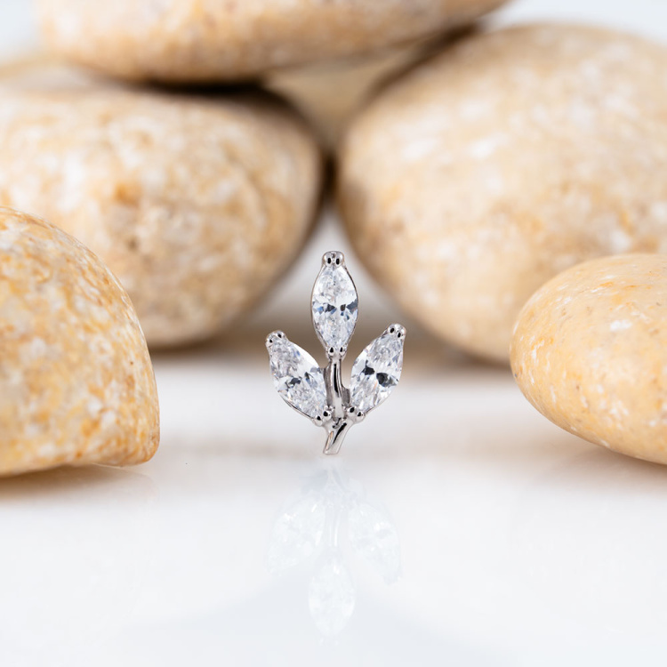 Накрутка Leaf Crystal Implant Grade 1.2 мм титан