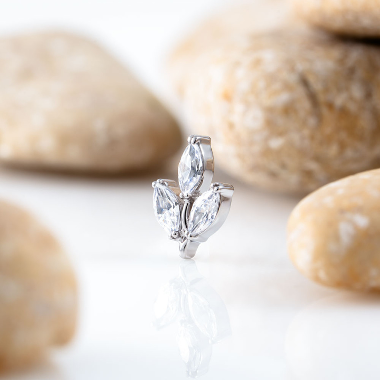 Накрутка Leaf Crystal Implant Grade 1.2 мм титан