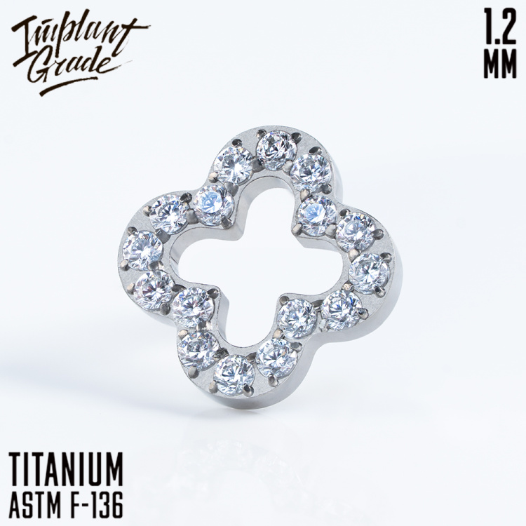 Накрутка Clover CZ Implant Grade 1.2 мм титан