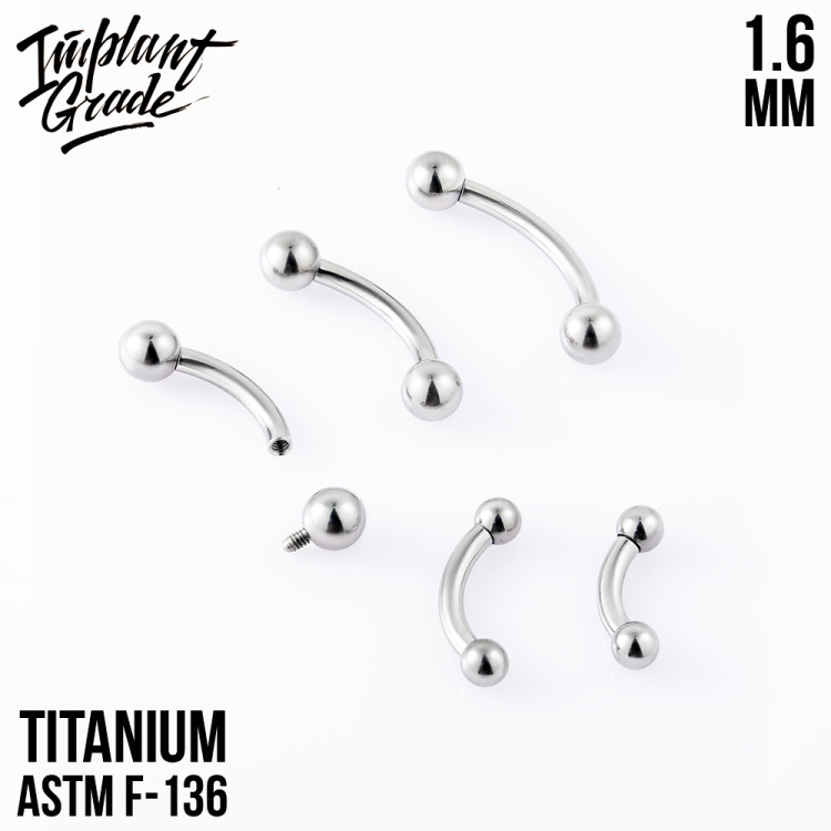 Микробанан Implant Grade 1.6 мм титан 