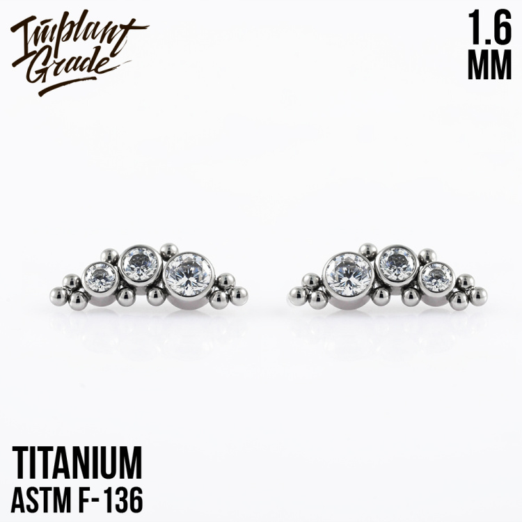 Накрутка Bead Cassiopea Grade 1.6 мм титан Накрутка Bead Cassiopea Grade 1.6 мм титан