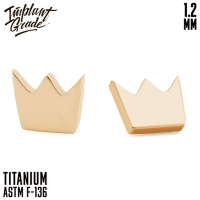 Накрутка Crown Gold Implant Grade 1.2 мм титан+PVD