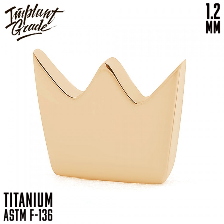 Накрутка Crown Gold Implant Grade 1.2 мм титан+PVD