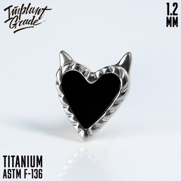 Накрутка Devil Heart Implant Grade 1.2 мм титан