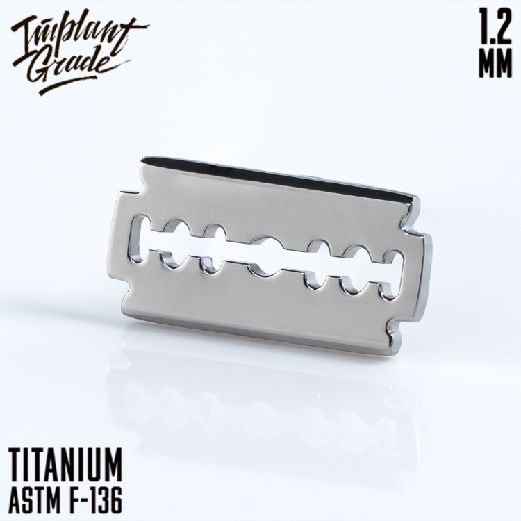 Накрутка Razor Blade Implant Grade 1.2 мм титан