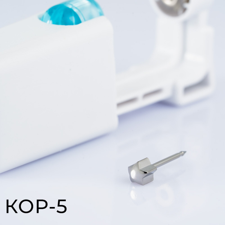 Одноразовый пистолет для прокола уха Хир. сталь 316L