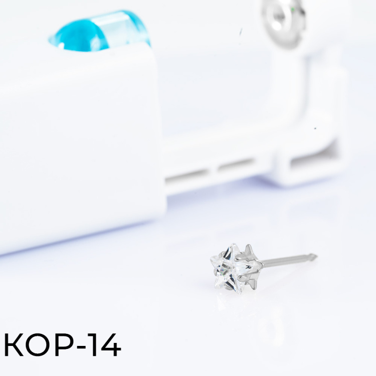 Одноразовый пистолет для прокола уха Хир. сталь 316L