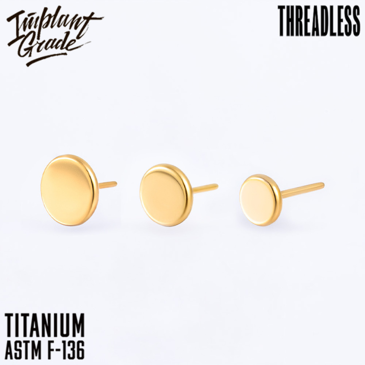 Топ Disc Безрезьбовой Implant Grade титан