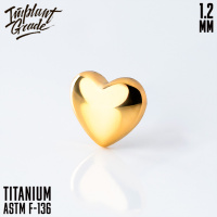 Накрутка Heart Shape Implant Grade 1.2 мм титан