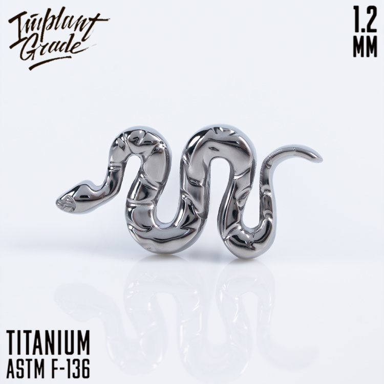 Накрутка Snake new Implant Grade 1.2 мм титан
