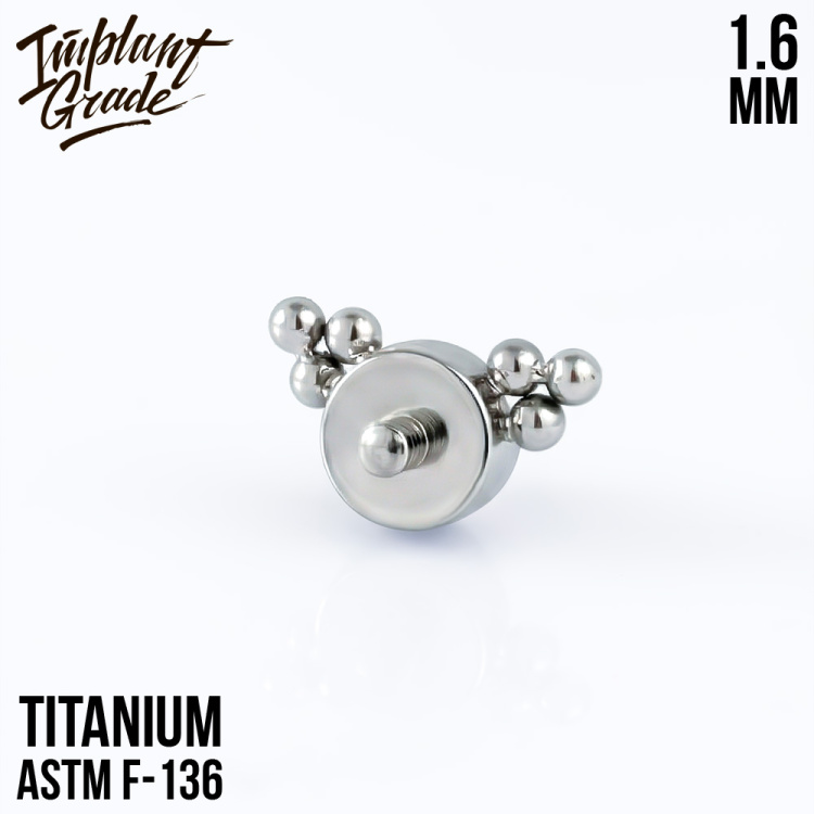 Накрутка Bead Implant Grade 1.6 мм титан Накрутка Bead Implant Grade 1.6 мм титан