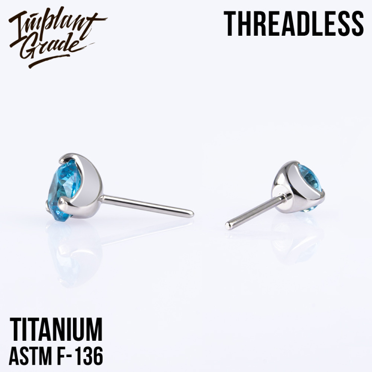 Топ Aqua Безрезьбовой в лапках Implant Grade титан