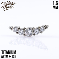 Накрутка Crystalline Implant Grade 1.6 мм титан