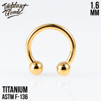 Циркуляр Gold Implant Grade 1.6 мм титан+PVD