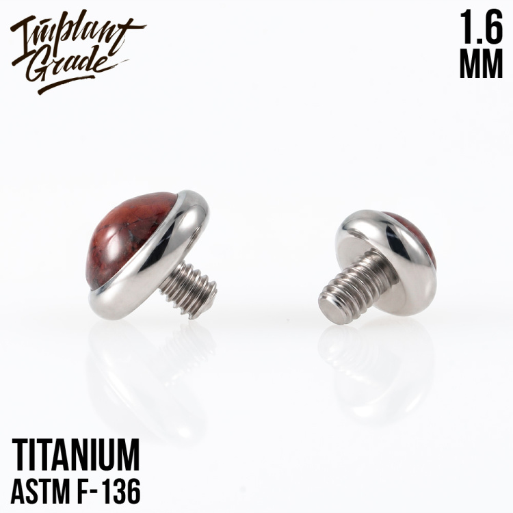 Накрутка Natural Stone Implant Grade 1.6 мм титан