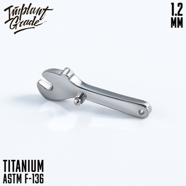 Накрутка Wrench Implant Grade 1.2 мм титан