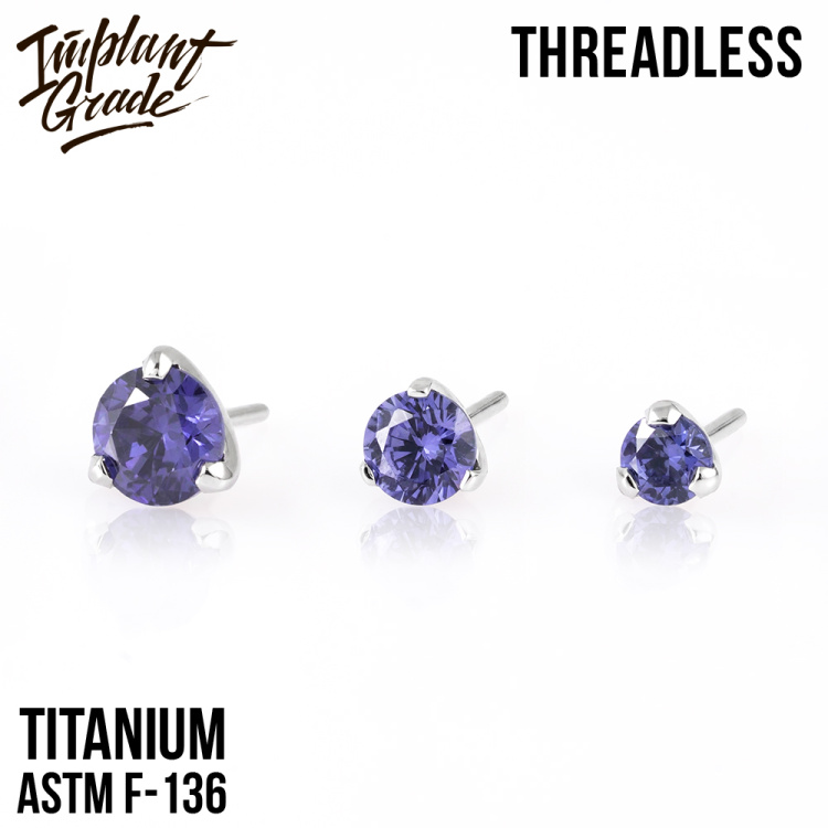 Топ Tanzanite Безрезьбовой в лапках Implant Grade титан