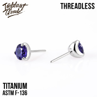 Топ Tanzanite Безрезьбовой в лапках Implant Grade титан