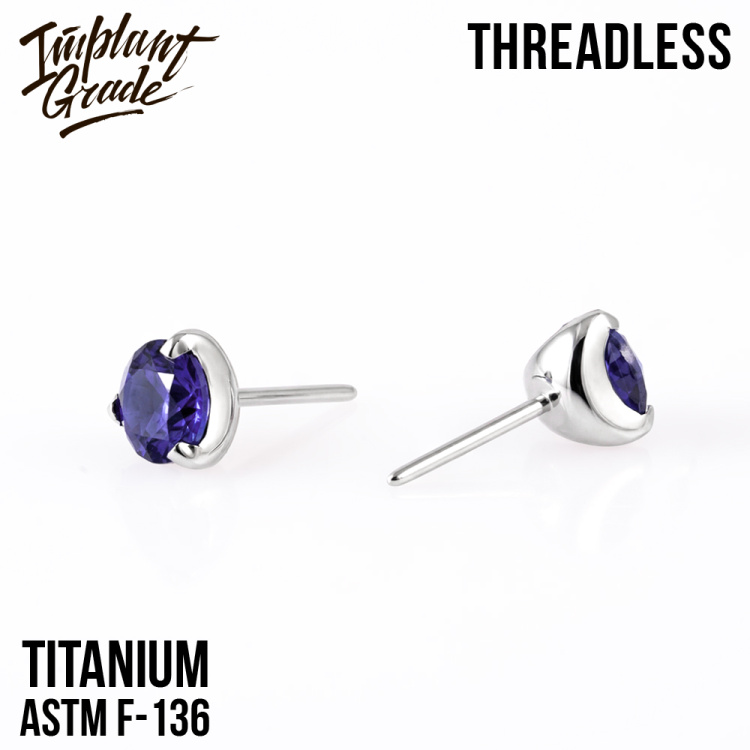 Топ Tanzanite Безрезьбовой в лапках Implant Grade титан
