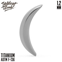 Накрутка banana moon Implant Grade 1.2 мм титан