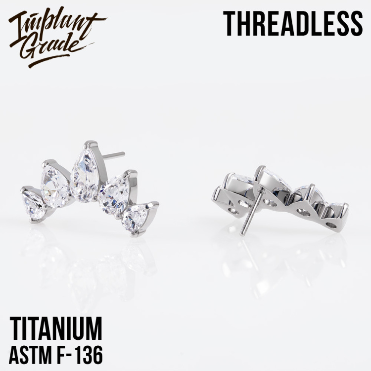 Топ Diadem Безрезьбовой Implant Grade титан
