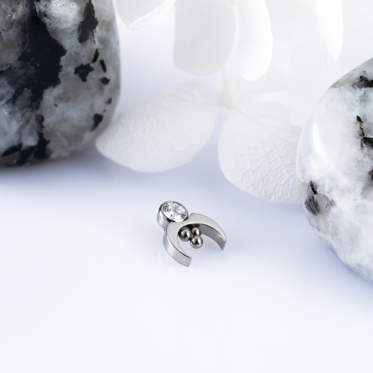 Накрутка Mystic moon Implant Grade 1.2 мм титан