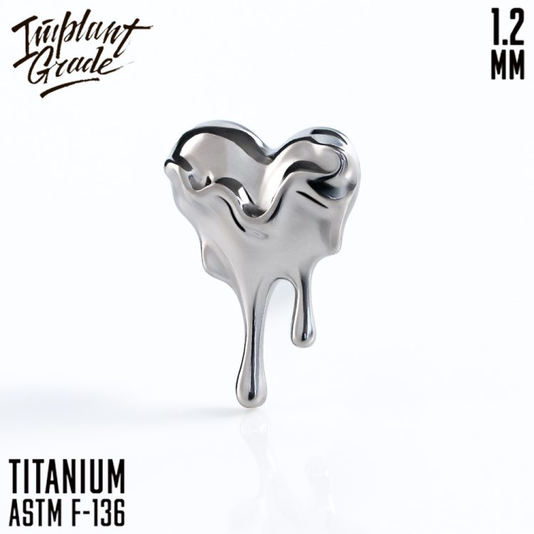Накрутка Melted Heart Implant Grade 1.2 мм титан