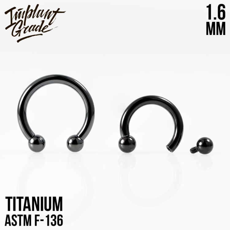 Циркуляр Black Implant Grade 1.6 мм титан+PVD