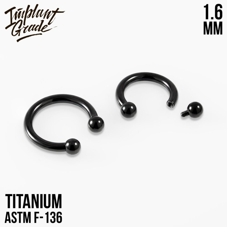 Циркуляр Black Implant Grade 1.6 мм титан+PVD