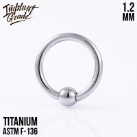 Кольцо Implant Grade 1.2 мм титан Кольцо Implant Grade 1.2 мм титан