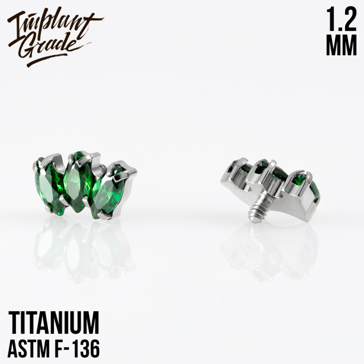 Накрутка Marquise mini Implant Grade 1.2 мм титан