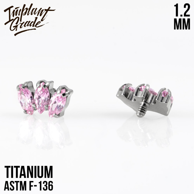 Накрутка Marquise mini Implant Grade 1.2 мм титан