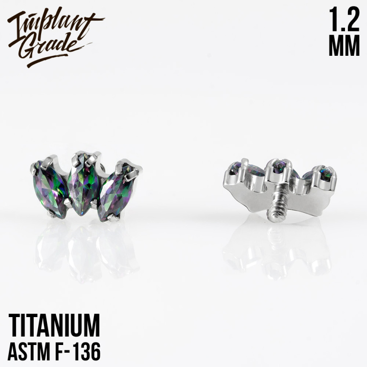 Накрутка Marquise mini Implant Grade 1.2 мм титан