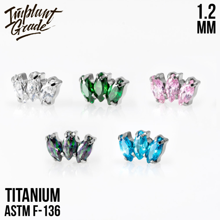 Накрутка Marquise mini Implant Grade 1.2 мм титан