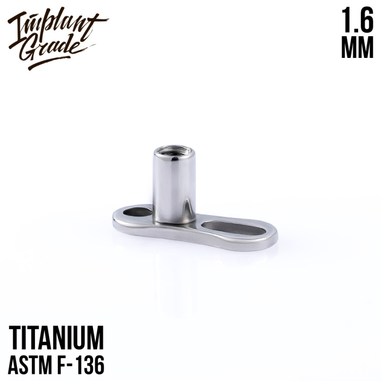 Микродермал якорь 2 Implant Grade 1.6 мм титан