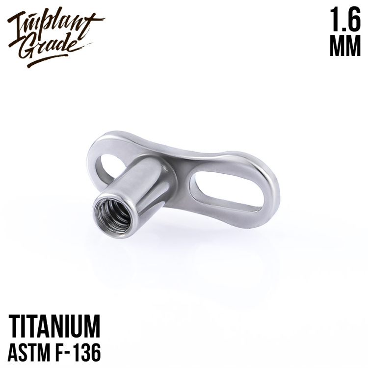 Микродермал якорь 2 Implant Grade 1.6 мм титан