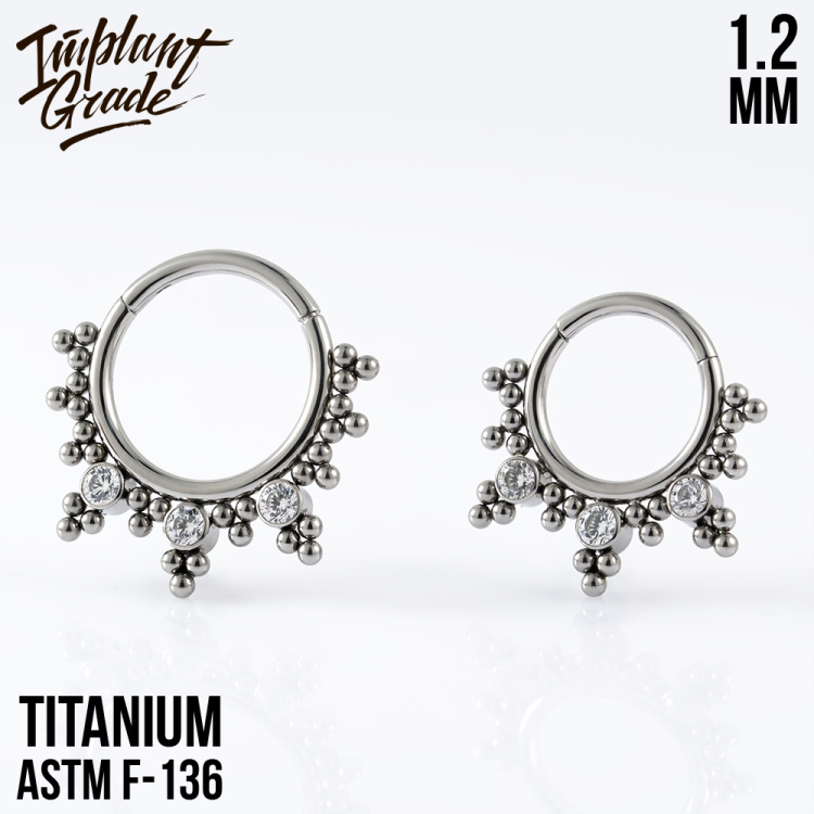 Кольцо-кликер Delight Implant Grade 1.2 мм титан Кольцо-кликер Delight Implant Grade 1.2 мм титан