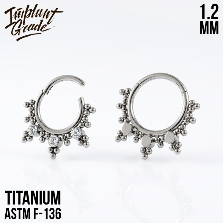 Кольцо-кликер Delight Implant Grade 1.2 мм титан Кольцо-кликер Delight Implant Grade 1.2 мм титан