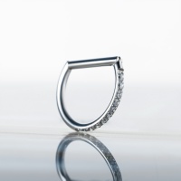 Кольцо-кликер D ring Implant Grade 1.2 мм титан