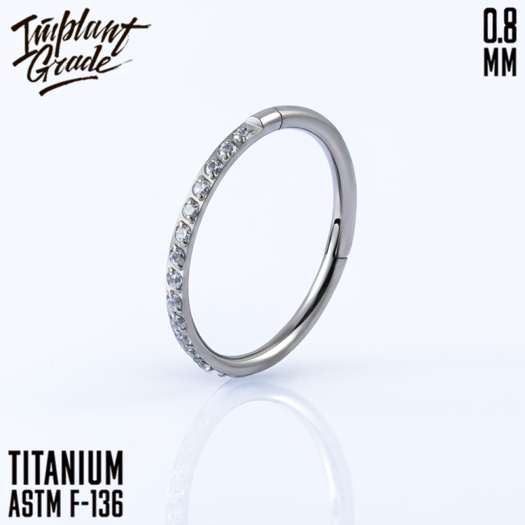 Кольцо-кликер Twilight Implant Grade 0.8 мм титан