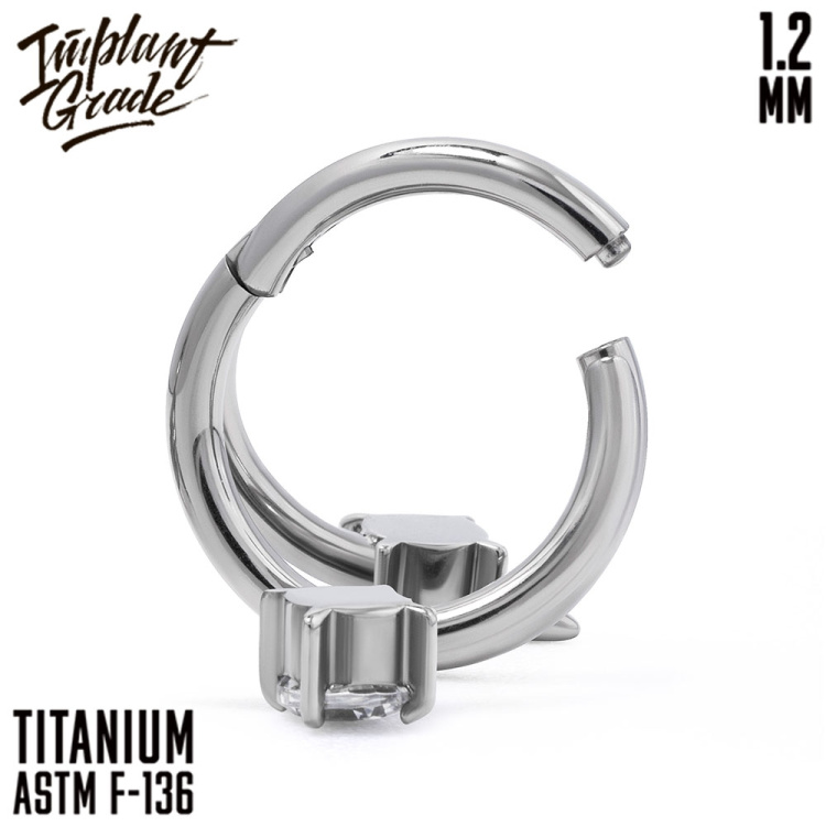 Кольцо-кликер TWIST Implant Grade 1.2 мм титан