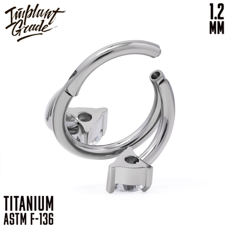 Кольцо-кликер TWIST Implant Grade 1.2 мм титан