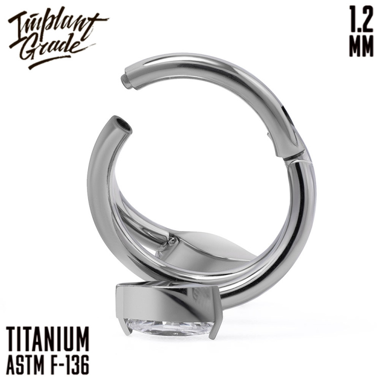 Кольцо-кликер TWIST Implant Grade 1.2 мм титан